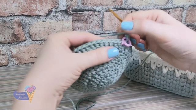 Корзинка (Органайзер) подвесная из шнура