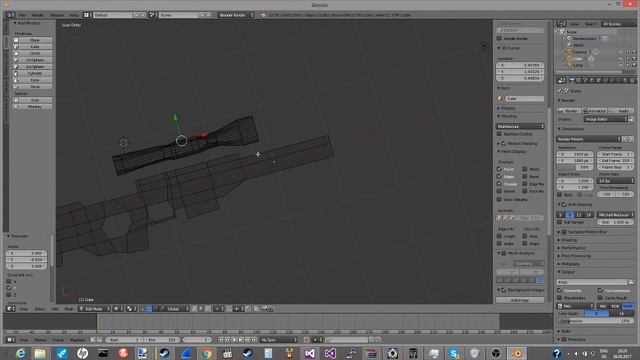 [Blender] LowPoly AWP for beginners manual смотреть онлайн