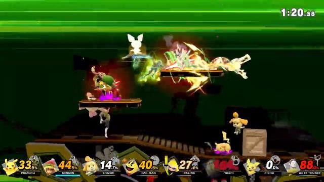 Super Smash Bros Ultimate - Yellow Battle смотреть онлайн