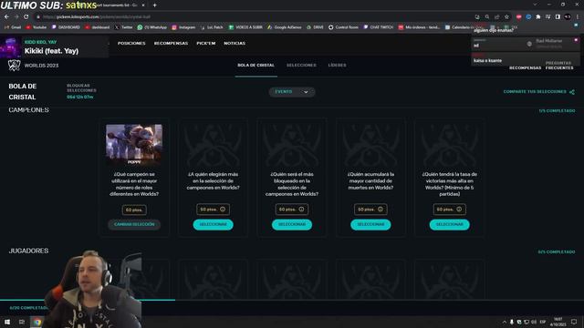 MIS PICK'EM DEL MUNDIAL 2023 😮 // Nick Daboom смотреть онлайн