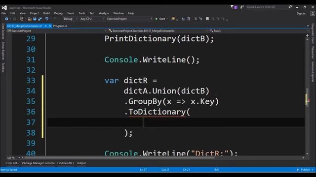 merge dictionaries in c# смотреть онлайн