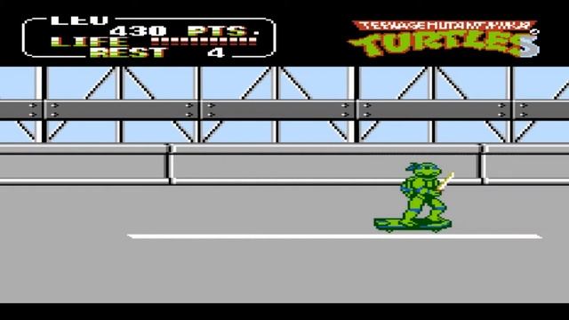 Teenage Mutant Ninja Turtles II: The Arcade Game (Nes 8bit) walkthrough смотреть онлайн