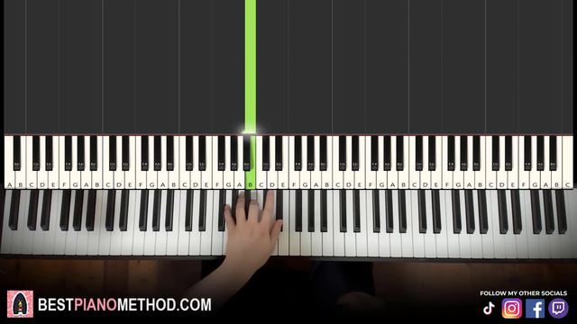 JVKE - golden hour (Piano Tutorial Lesson) смотреть онлайн