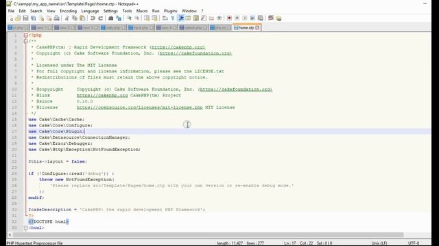 Download and install CakePHP 3.7 смотреть онлайн