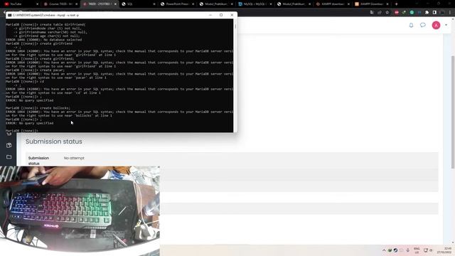 Tugas Data Management, mysql+command prompt/cmd смотреть онлайн
