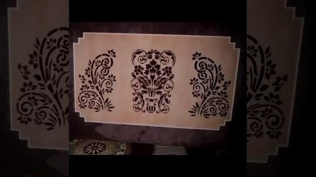 Трафарет босма гулари