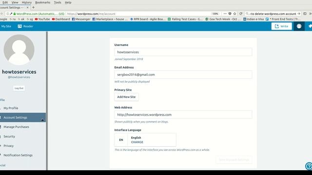 How to permanently delete wordpress.com account смотреть онлайн