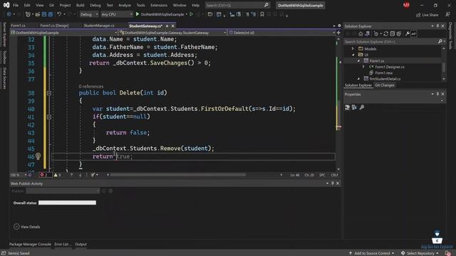 Delete Data from SQLite Database with Entity Framework Core in .NET 6 Windows Forms смотреть онлайн