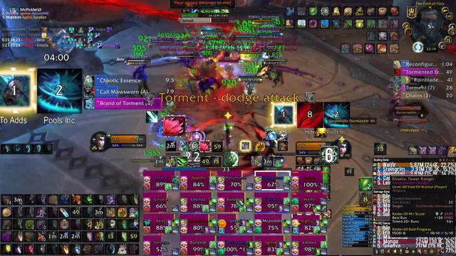 Resto Druid PoV - Soulrender Dormazain Mythic Fated - Shadowlands Season 4, World of Warcraft смотреть онлайн