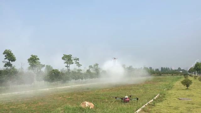 Agricultural Drone Sprayer - Powder Dispersment смотреть онлайн