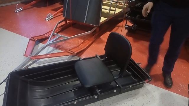 НОВИНКА! Универсальное сиденье в сани мотобуксировщика и снегохода смотреть онлайн