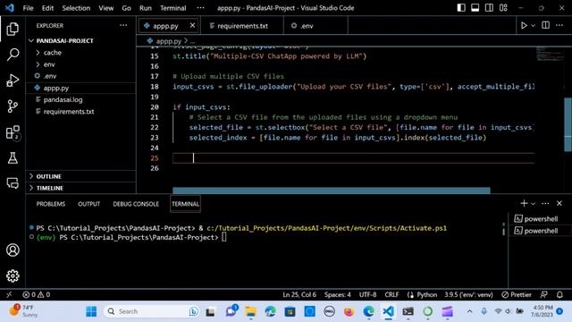 Multi-ChatCSV Streamlit App:Analyze Multiple CSV files with PandasAI and OpenAI| Step by Step смотреть онлайн