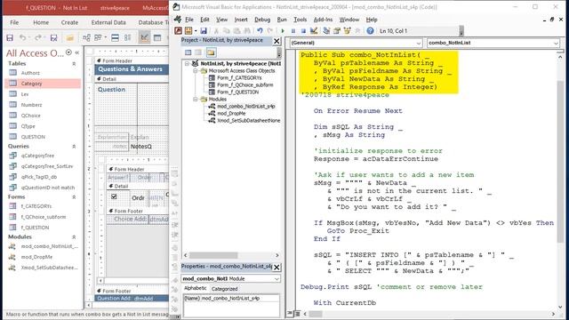 Add New Data with NotInList VBA for Combo box смотреть онлайн