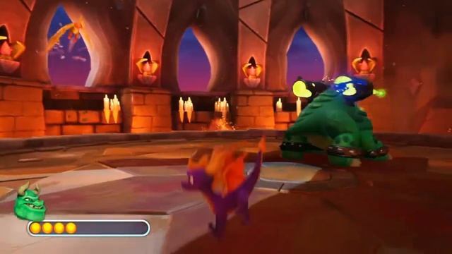 Spyro Reignited Trilogy | Spyro 2: Ripto's Rage | Gulp Boss Battle - Perfect Win (0 HITS!) смотреть онлайн