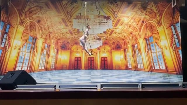 Воздушное кольцо «Твои следы». Aerial hoop contortion. смотреть онлайн