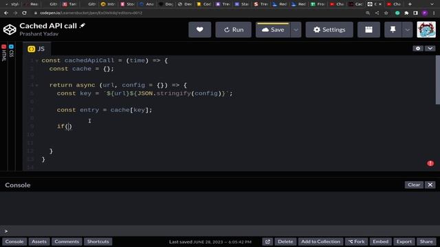 Cached API call | Atlassian frontend interview question | JavaScript Interview Question - 39 смотреть онлайн