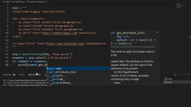 BeautifulSoup Tutorial: Select() by Class, ID, Attributes, Position смотреть онлайн