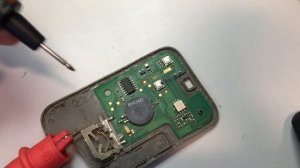 Ремонт двухкнопочной ключ - карты Renault Laguna 2