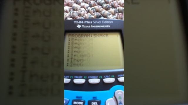 Program THE snake game on a ti-84 calculator смотреть онлайн
