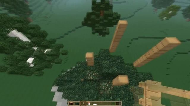 Как построить Новогоднюю ёлку в Minecraft смотреть онлайн