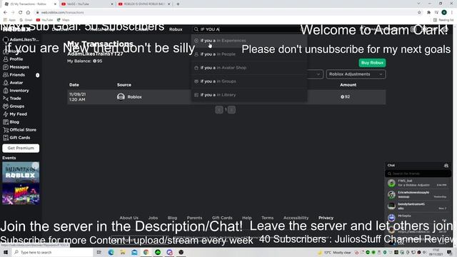 I GOT 92 ROBUX FROM ROBLOX ADJUSTMENT смотреть онлайн