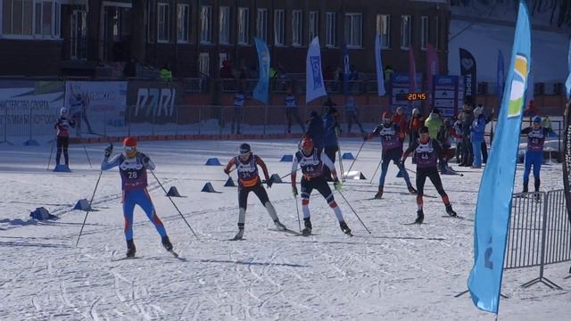 2 СТАРТ уфимский лыжный марафон на 30  50 км сок биатлон черниковка 12 марта 2023 россия бежит.спор