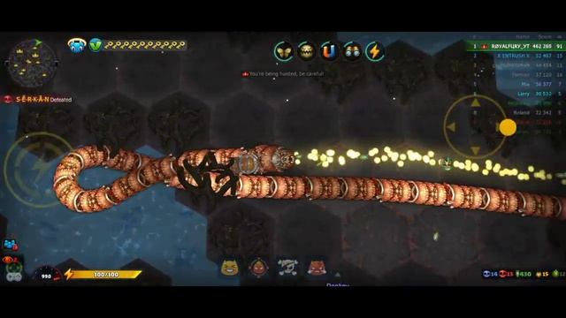 LITTLEBIGSNAKE.IO?The Epic Fight?between Warrior (Powerful) ? Poodle (Weak) in littlebigsnake.io смотреть онлайн