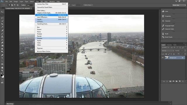 Photoshop CC Quick Tip Camera Raw Filter смотреть онлайн