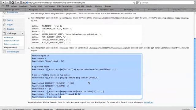 Wordpress 3.1 MultiSite Installation смотреть онлайн