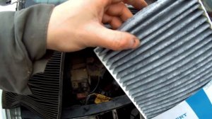 Замена фильтра салона на Renault kangoo I (Рено кангу)