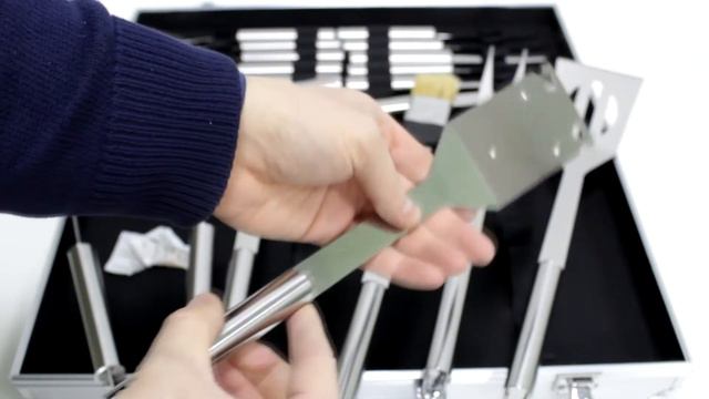 Набор для барбекю Grun Gras в кейсе – обзор от магазина подарков «Счастливый случай» смотреть онлайн