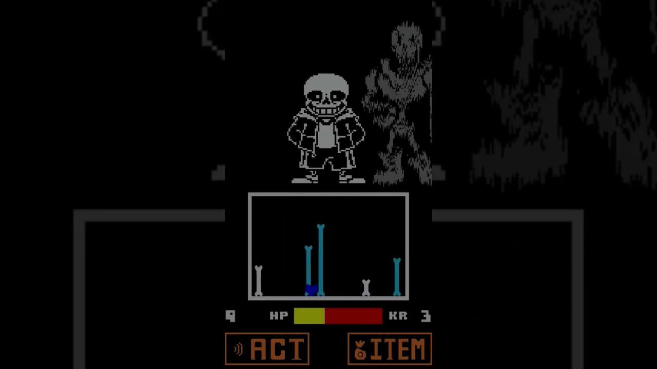Санс вспоминает Папируса - Undertale sans fight remake смотреть онлайн