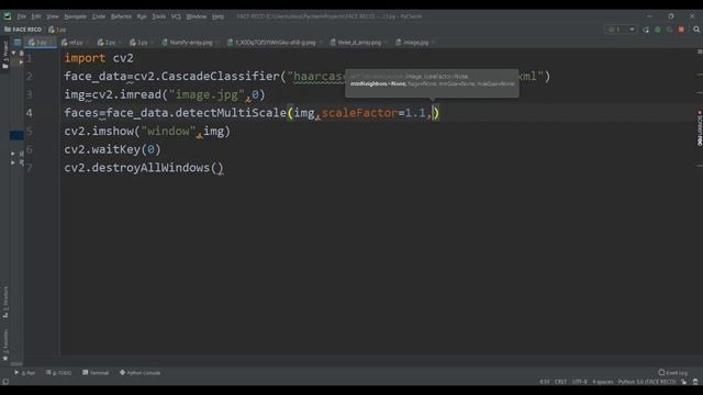 FACE RECOGNITION IN PYTHON USING OPENCV || PYTHON TUTORIAL IN HINDI смотреть онлайн