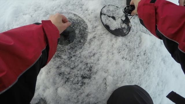 03.01.2016 оз. Сайма. Первый лёд. Зимняя рыбалка в Финляндии. смотреть онлайн
