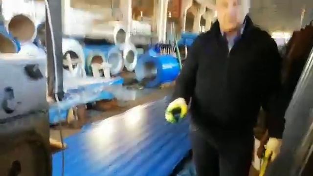 Как производят профнастил С-8 смотреть онлайн