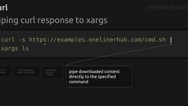 Piping curl response to xargs #curl смотреть онлайн
