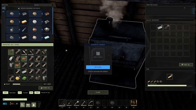 Cement Mixer And Concrete Furnace! Icarus Outpost Gameplay [S01E06] смотреть онлайн