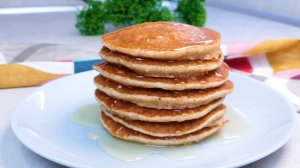Панкейки из овсянки. Рецепт завтрака с овсянкой. Oatmeal pancakes. Oatmeal breakfast recipe.