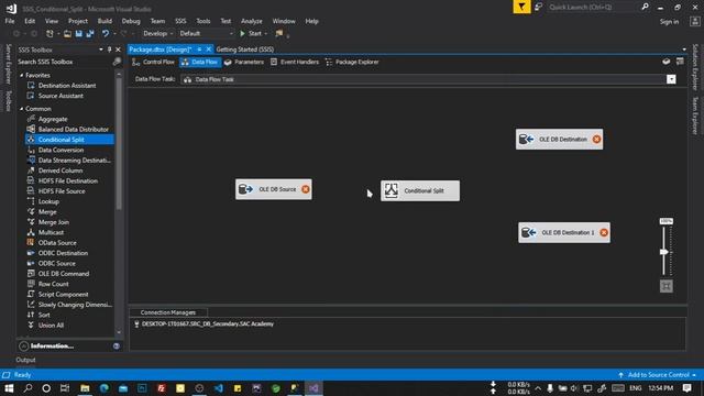 Conditional Split Transformation (SQL Server Integration Service - 2017) смотреть онлайн