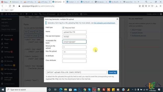 Contact Form 7 Multiple File Upload Function | Drag and Drop Option for File Attachments смотреть онлайн