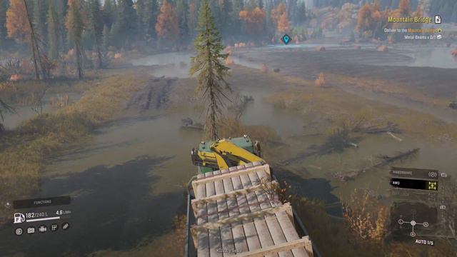 SnowRunner Michigan Mountain Bridge Walkthrough Part 07 | SnowRunner Offroad Driving Simulator смотреть онлайн