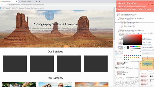 20. HTML, CSS and BOOTSTRAP project part 6. - Explain layout and grid section in BOOTSTRAP смотреть онлайн