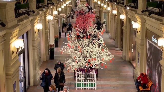 ГУМ украшенный в стиле Китайского Нового Года #zavidos