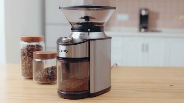 Best coffee grinder | Sboly Conical Burr Coffee Grinder | Stainless Steel Adjustable Burr Mill смотреть онлайн
