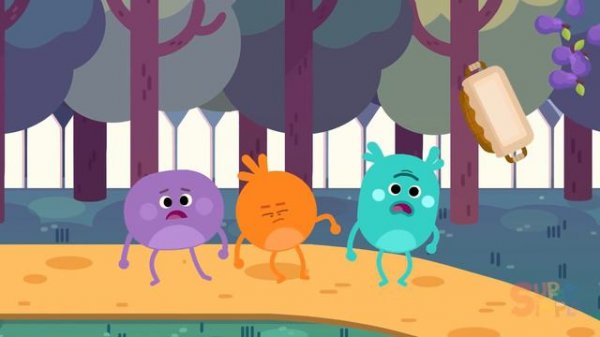 The Bumble Nums Make Purple Pear Pie! | Cartoon For Kids