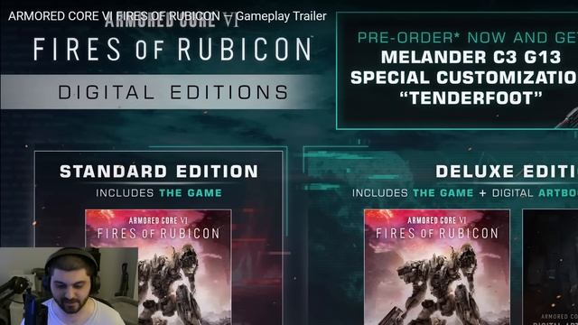 SHOOK TO MY CORE - Armored Core VI Fires of Rubicon Gameplay Trailer Reaction смотреть онлайн