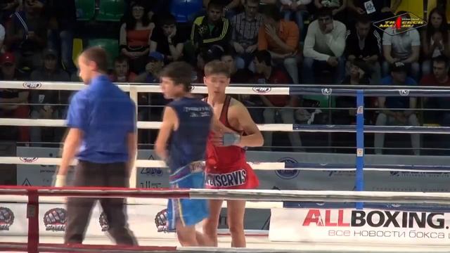 Бадархаев Бато_Бурятия_vs_Кимран Н_Дагестан_ЧРоссии 2013 по тайскому боксу_1/2_ смотреть онлайн