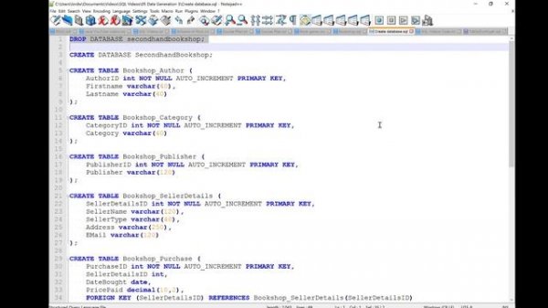 Data Generation 3 - Populating the database