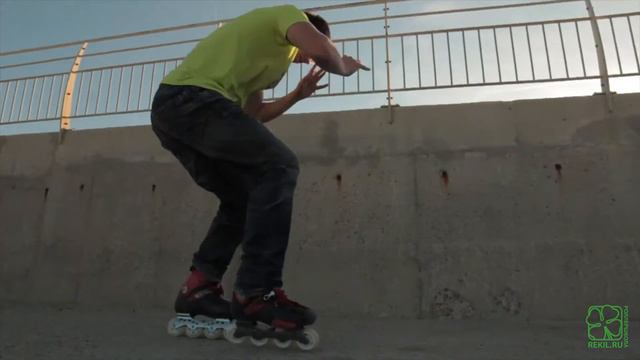 360 FAKIE JUMPS (#3.2) Прыжки на роликах на 360 с захода фэки. РОЛЛЕР-ШКОЛА REKIL.RU