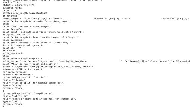 Unix & Linux: How can I use ffmpeg to split MPEG video into 10 minute chunks? (8 Solutions!!) смотреть онлайн